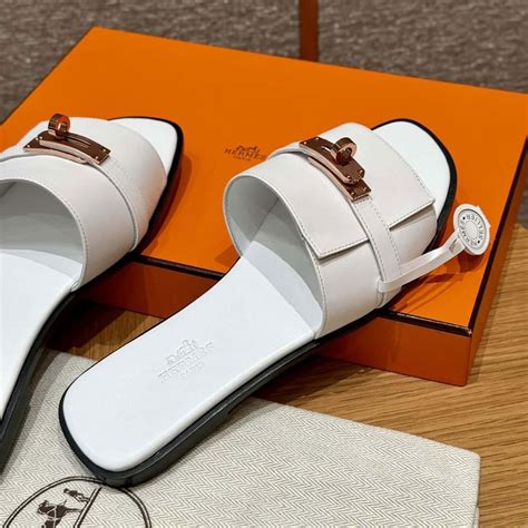 sandale giulia hermes|Hermès Giulia Calfskin Slides .